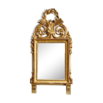Miroir en bois doré, style louis xvi 1ère partie xxe - 60x30cm Miroir en bois doré, style louis xvi 1ère partie xxe - 60x30cm
