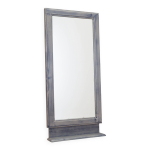 Miroir avec cadre en htre, design danois, annes 1960, production : danemark