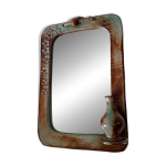 Miroir cramique 70's