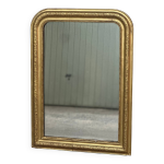 Miroir de cheminée louis philippe ancien doré Miroir de cheminée louis philippe ancien doré
