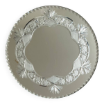 Miroir  poser cisel annes 50 diam 30cm