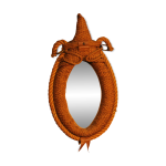 Miroir corde licol 1950s 65x37cm Miroir corde licol 1950s 65x37cm
