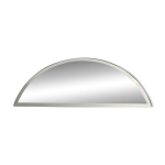 Miroir demi - lune / demi rond biseaut�