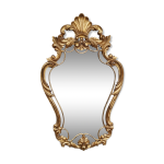 Miroir dor baroque esprit rocaille vintage 56x99cm