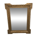 Miroir dor bois et stuc xixeme 60x88cm