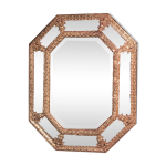 Miroir doré esprit louis xiv, xixème Miroir doré esprit louis xiv, xixème