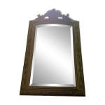 Miroir encadrement dor� format moyen