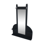 Miroir d entrèe des annèes 50 avec 2 patères 116x159cm Miroir d entrèe des annèes 50 avec 2 patères 116x159cm