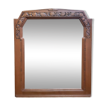 Miroir poque art dco en noyer