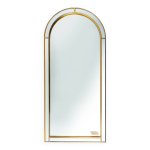 Miroir  facettes avec cadre dor par deknudt, annes 1960