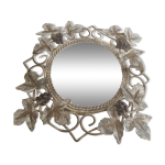 Miroir fer forg�. d�cor feuilles raisins.