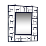 Miroir en ferronnerie d art, frederick weinberg