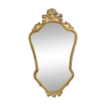 Miroir en feuille d'or � facettes classiques deknudt 75 cm