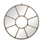 Miroir industriel rond en métal (100cm x 3cm) Miroir industriel rond en métal (100cm x 3cm)