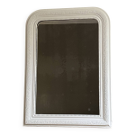 Miroir louis philippe blanc, fin 19me