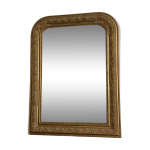 Miroir louis philippe fin 19ème. doré. 75x56. Miroir louis philippe fin 19ème. doré. 75x56.