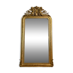Miroir louis philippe avec fronton � putti ail�s