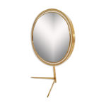 Miroir de maquillage ovale