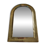 Miroir marocain originale vintage en laiton, en forme d'arche, 49 x 31 cm Miroir marocain originale vintage en laiton, en forme d'arche, 49 x 31 cm