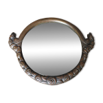 Miroir m�tal art d�co