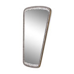 Miroir en mosaque et laiton 47x87cm