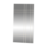 Miroir  motif quadrill, 1970s