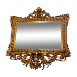 Miroir napoléon iii en stuc doré Miroir napoléon iii en stuc doré