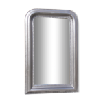 Miroir noir biseaut� de style louis - philippe