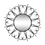 Miroir oeil de sorcire - 68cm