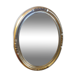 Miroir ovale art dco 46x36cm