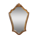 Miroir perl coquille louis xv
