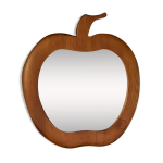 Miroir pomme en bois Miroir pomme en bois