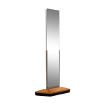 Miroir rectangulaire art deco en bois de noyer 1930 176x80cm Miroir rectangulaire art deco en bois de noyer 1930 176x80cm