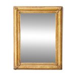 Miroir rectangulaire � cadre nervur� dor�, france xixe si�cle