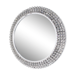 Miroir rond lumineux  strass
