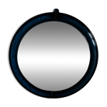 Miroir rond plexi bleu annes 70