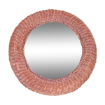 Miroir soleil en osier tressé 59cm Miroir soleil en osier tressé 59cm