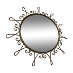 Miroir de sorcire laiton
