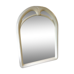 Miroir style art dco en plastique, annes 60 / 70