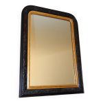 Miroir style louis philippe noir
