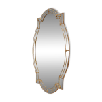 Miroir trap�zo�dal en laiton et mosa�que de style v�nitien, xxe si�cle