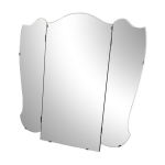 Miroir triptyque de coiffeuse vintage - style art d�co
