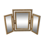 Miroir triptyque vintage 1950