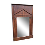 Miroir trumeau 19ème empire biedermeir noyer - 170x100cm Miroir trumeau 19ème empire biedermeir noyer - 170x100cm