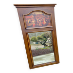 Miroir trumeau en bois, france Miroir trumeau en bois, france