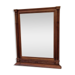 Miroir trumeau, henri ii, d�but xx�me, ch�ne et miroir biseaut�