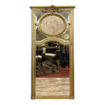 Miroir trumeau style louis xvi en bois dor