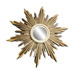 Miroir vintage soleil, annes 1960
