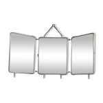 Miroir vintage tryptique 1950