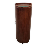 Mobilier de bar rond en acajou de style art d�co fran�ais, ann�es 1920 / 30